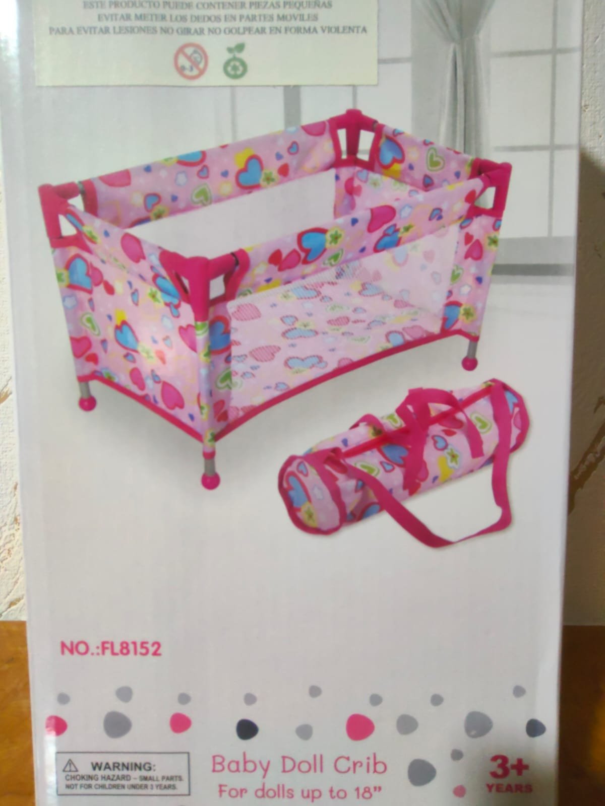 Cuna Plegable para Muñecas